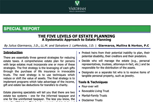 The Five Levels of Estate Planning